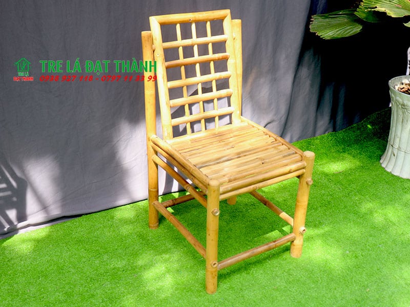 b&agrave;n ghế ăn bằng tre BGABT006