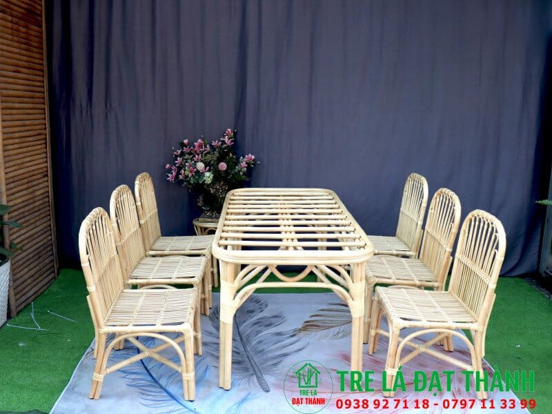 b&agrave;n ghế ăn m&acirc;y BGAM001