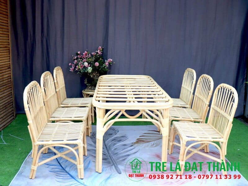b&agrave;n ghế ăn m&acirc;y BGAM001