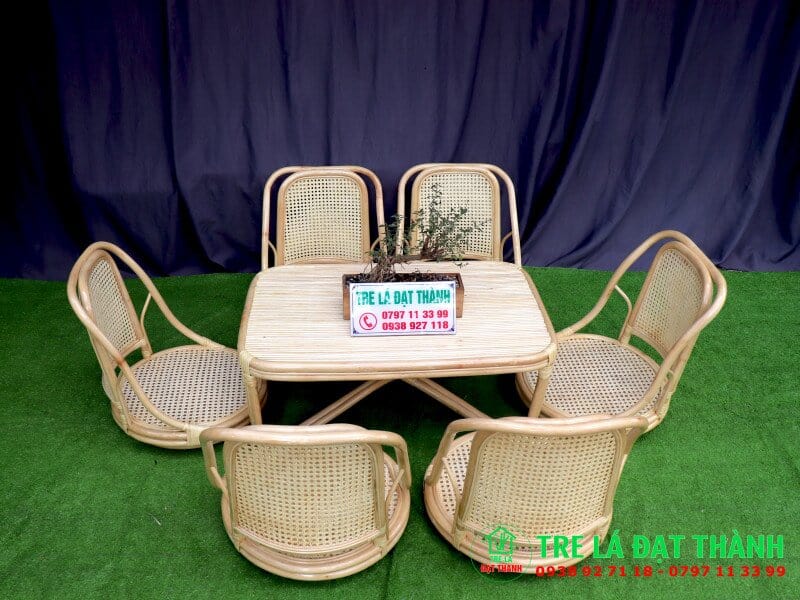 b&agrave;n ghế ăn m&acirc;y BGAM002