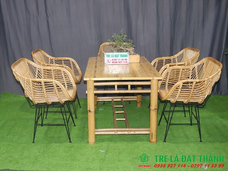 b&agrave;n ghế ăn m&acirc;y BGAM004