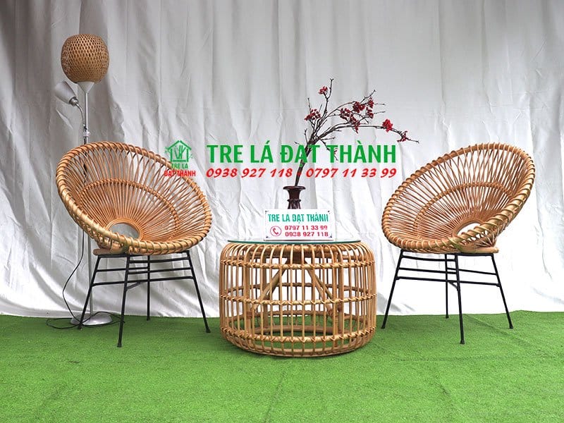 b&agrave;n ghế m&acirc;y ngo&agrave;i trời BGMNT001