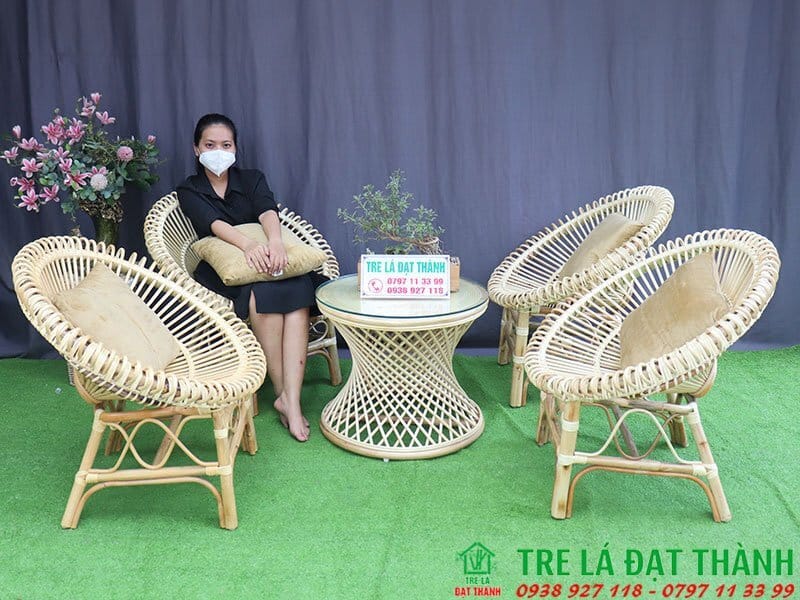 b&agrave;n ghế m&acirc;y ngo&agrave;i trời BGMNT008