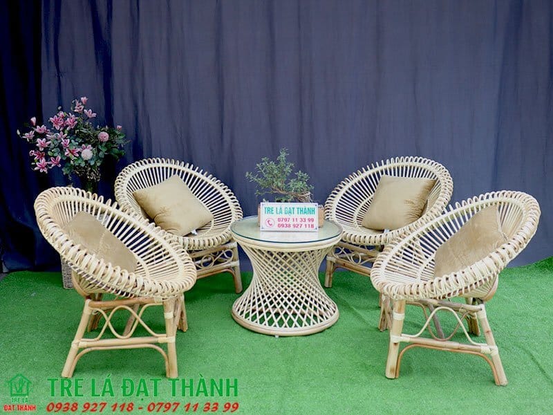 b&agrave;n ghế m&acirc;y ngo&agrave;i trời BGMNT008