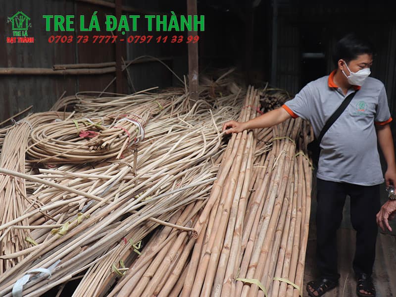 nguyên liệu sản xuất bàn ghế mây