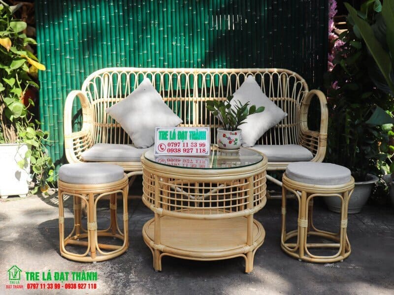 b&agrave;n ghế song m&acirc;y BGSM007