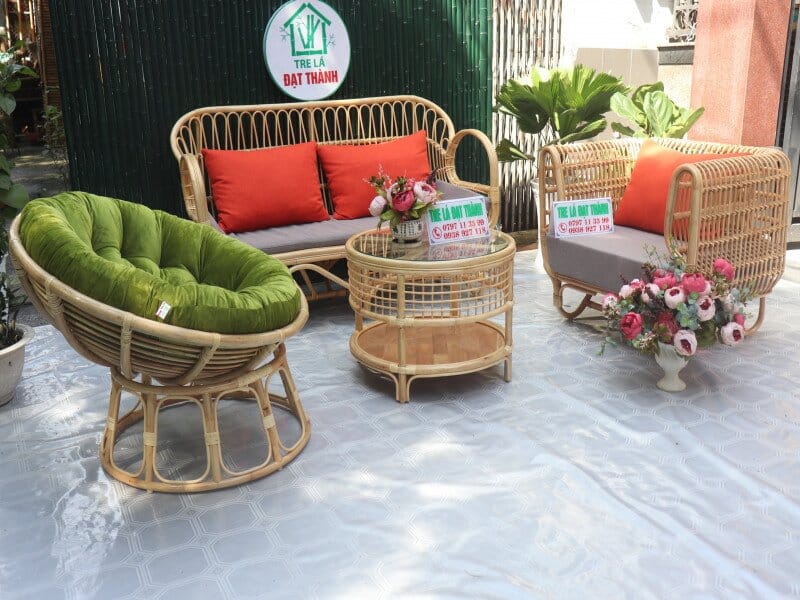 b&agrave;n ghế song m&acirc;y BGSM007