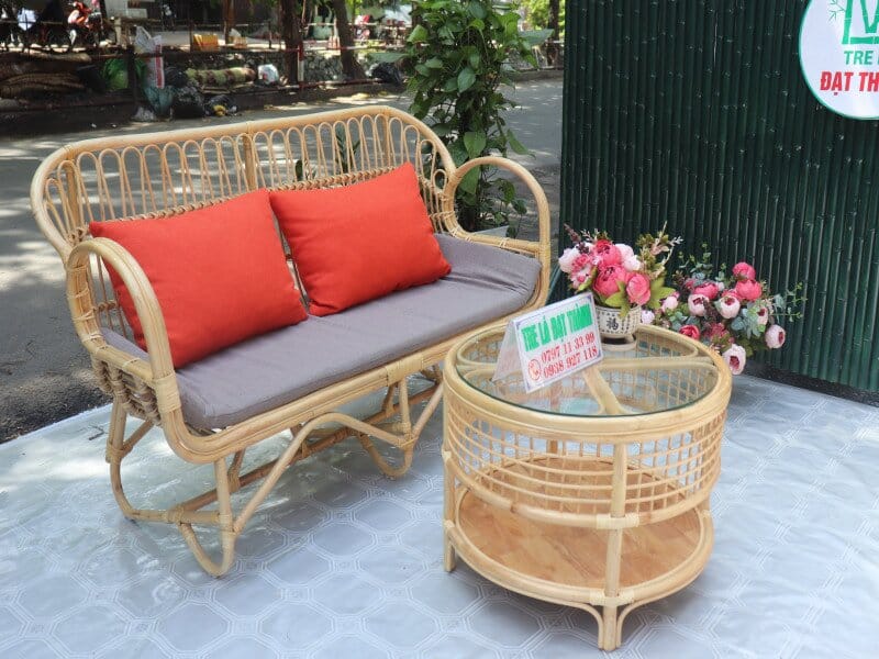 b&agrave;n ghế song m&acirc;y BGSM007
