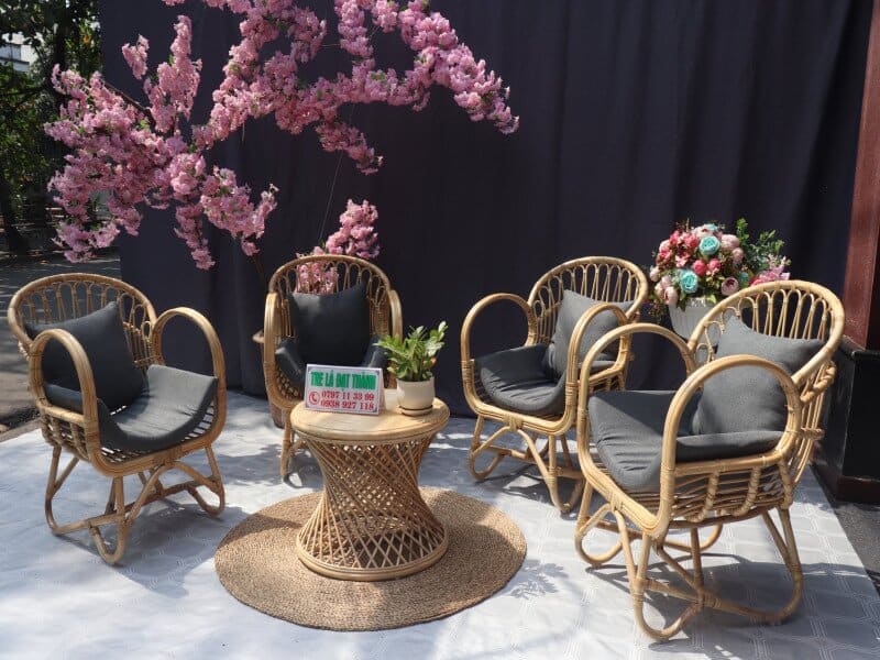 b&agrave;n ghế song m&acirc;y BGSM007