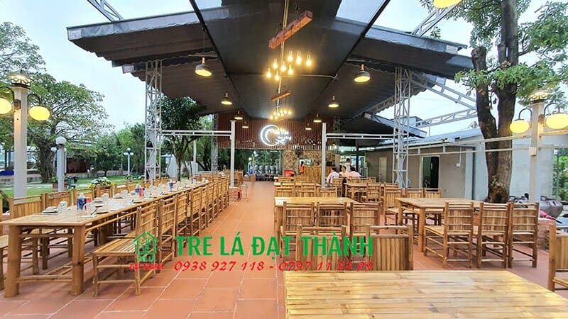 b&agrave;n ghế tre &eacute;p BGTE005