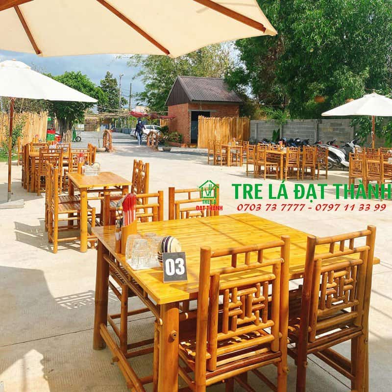 b&agrave;n ghế tre &eacute;p BGTE009
