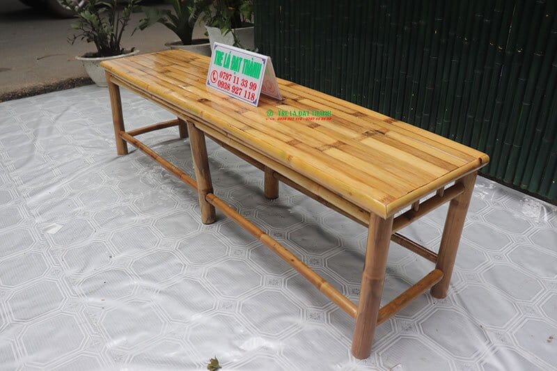 b&agrave;n ghế tre mặt b&agrave;o BGTMB003
