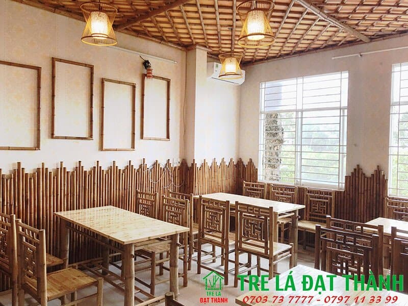 b&agrave;n ghế tre mặt b&agrave;o BGTMB004
