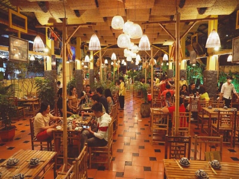 B&agrave;n Ghế Tre Qu&aacute;n Nhậu BGTQN001