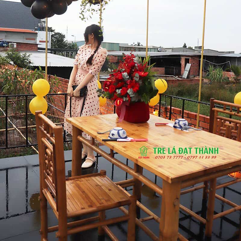 B&agrave;n Ghế Tre Qu&aacute;n Nhậu BGTQN001