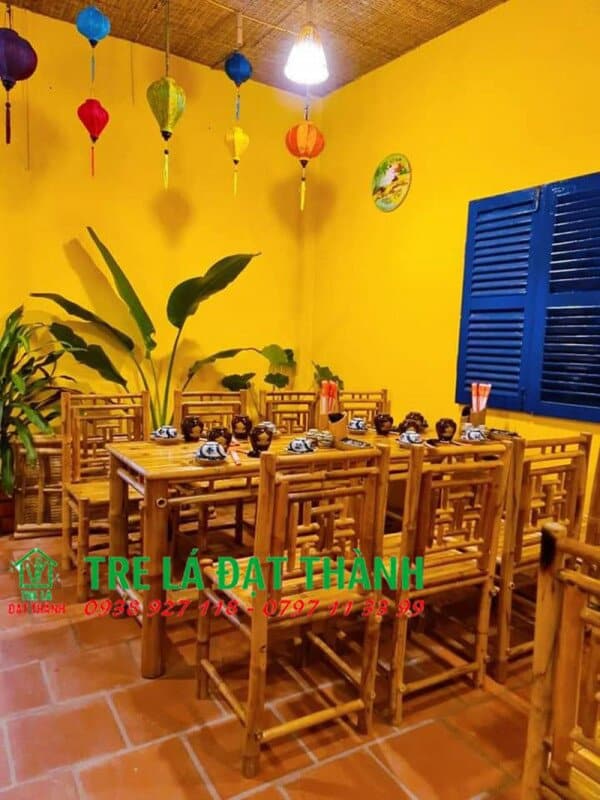B&agrave;n Ghế Tre Qu&aacute;n Nhậu BGTQN001