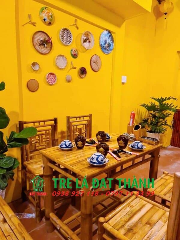 B&agrave;n Ghế Tre Qu&aacute;n Nhậu BGTQN001