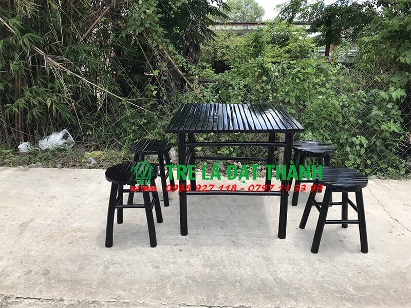 B&agrave;n Ghế Tre Qu&aacute;n Nhậu BGTQN002