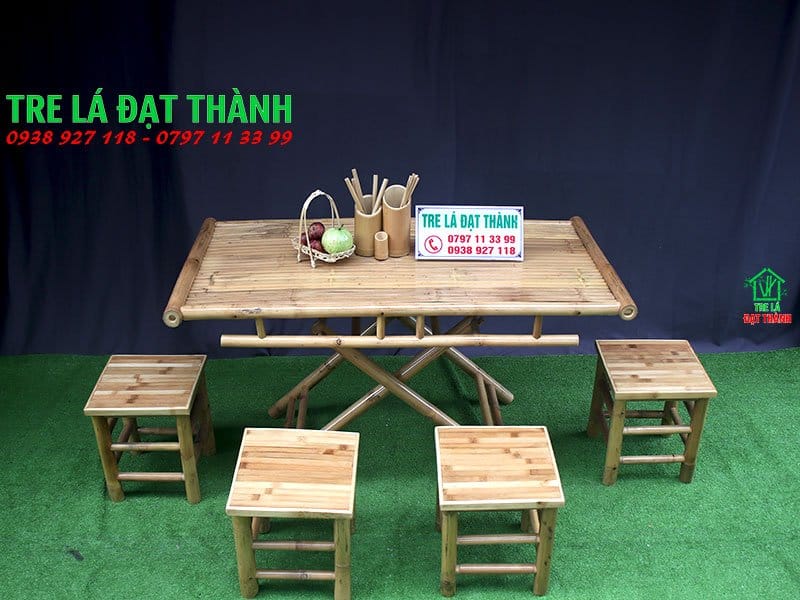 B&agrave;n Ghế Tre Qu&aacute;n Nhậu BGTQN010