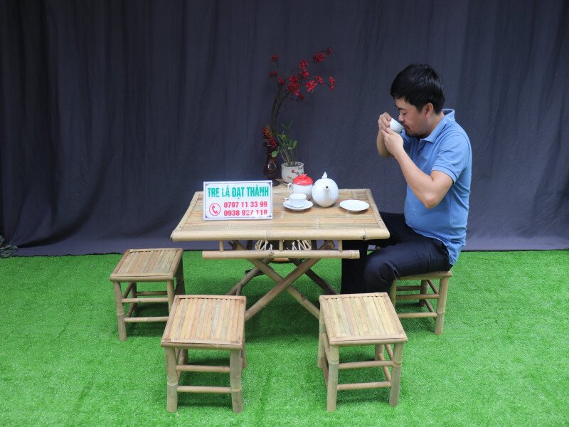 B&agrave;n Ghế Tre Qu&aacute;n Nhậu BGTQN011