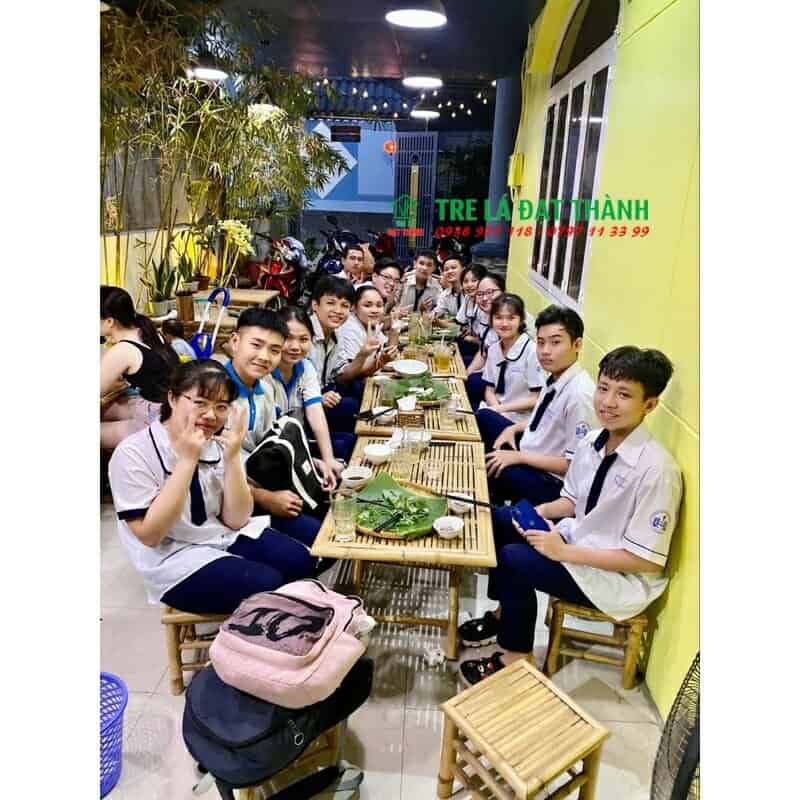 B&agrave;n Ghế Tre Qu&aacute;n Nhậu BGTQN011
