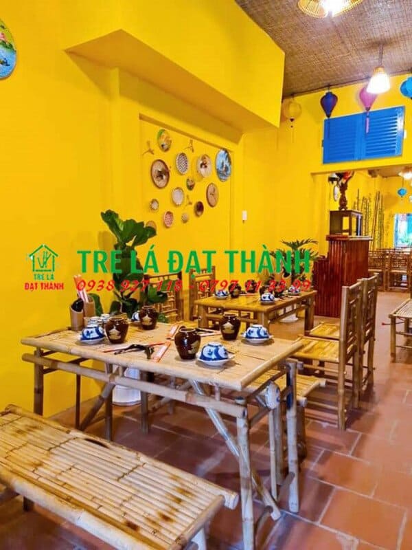 B&agrave;n Ghế Tre Qu&aacute;n Nhậu BGTQN015