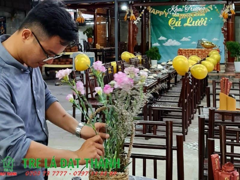 B&agrave;n Ghế Tre Qu&aacute;n Nhậu BGTQN020