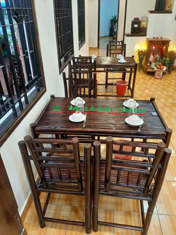 B&agrave;n Ghế Tre Qu&aacute;n Nhậu BGTQN020