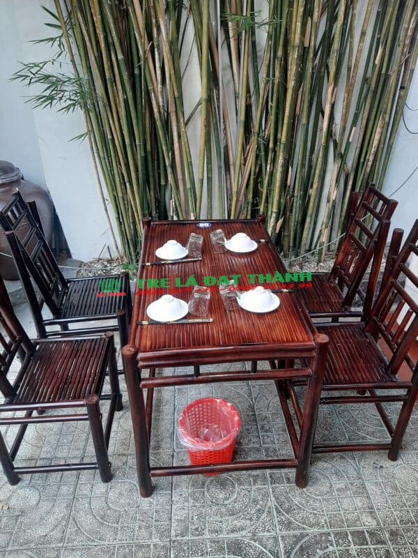 B&agrave;n Ghế Tre Qu&aacute;n Nhậu BGTQN020