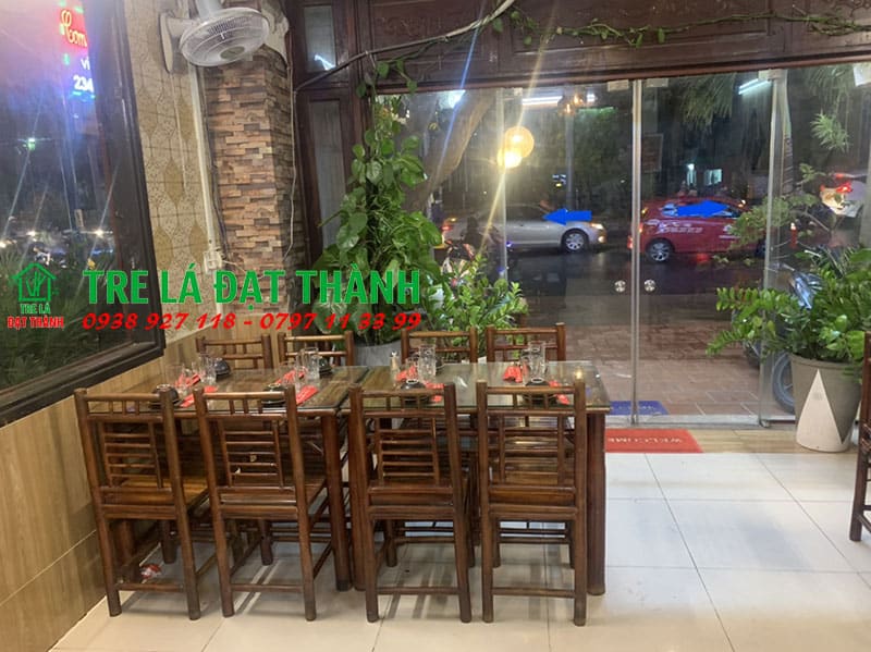 B&agrave;n Ghế Tre Qu&aacute;n Nhậu BGTQN022