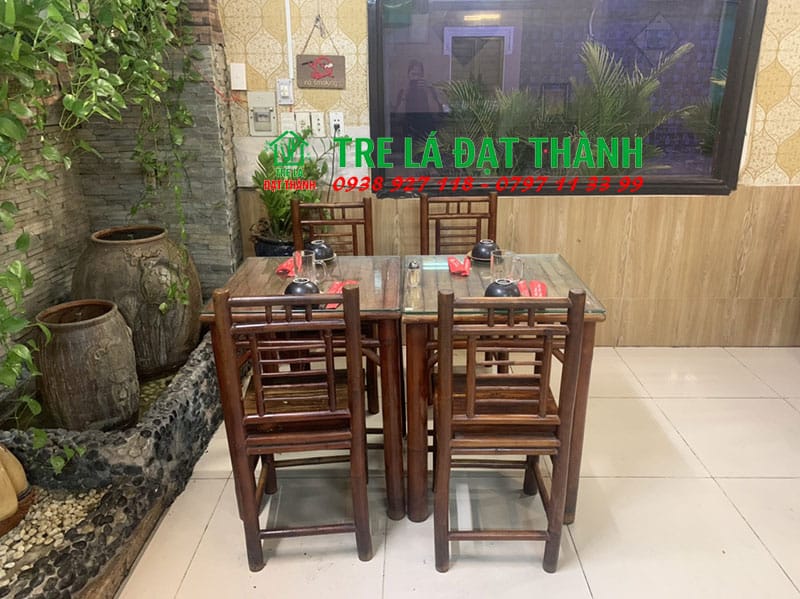 B&agrave;n Ghế Tre Qu&aacute;n Nhậu BGTQN022