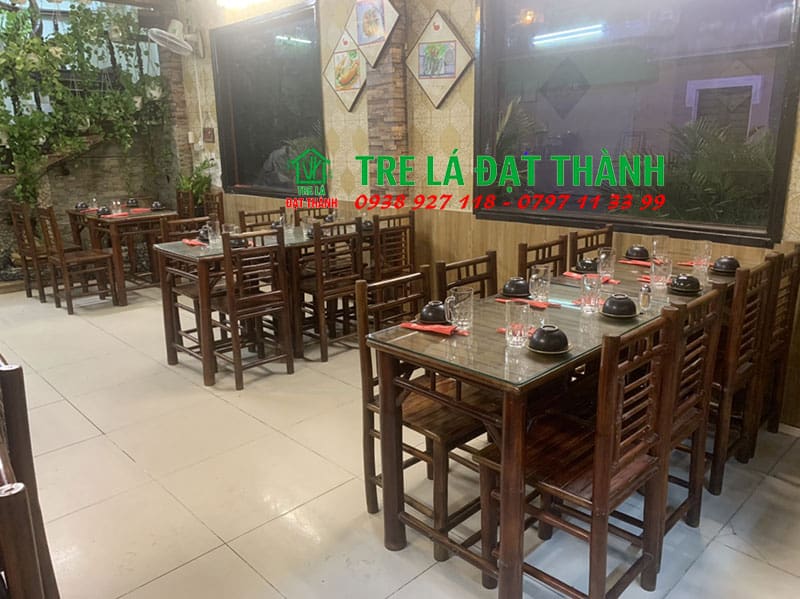 B&agrave;n Ghế Tre Qu&aacute;n Nhậu BGTQN022