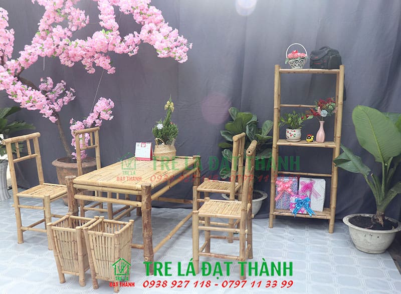 B&agrave;n Ghế Tre Qu&aacute;n Nhậu BGTQN023