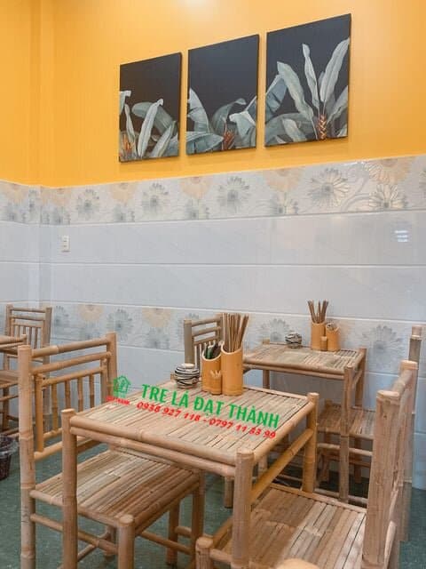 B&agrave;n Ghế Tre Qu&aacute;n Nhậu BGTQN025