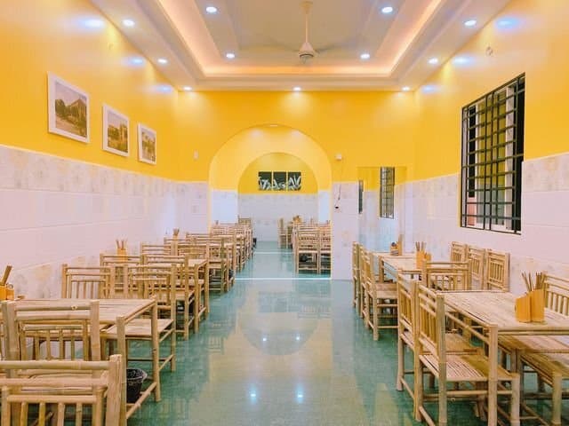 b&agrave;n ghế tre qu&aacute;n nhậu Tre L&aacute; Đạt Th&agrave;nh