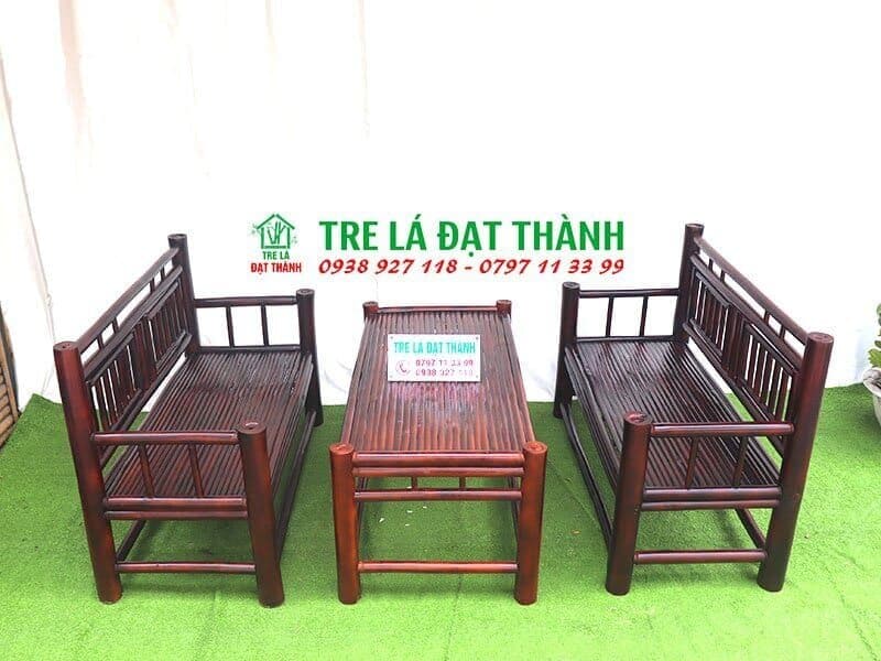 bàn ghế bằng tre trúc