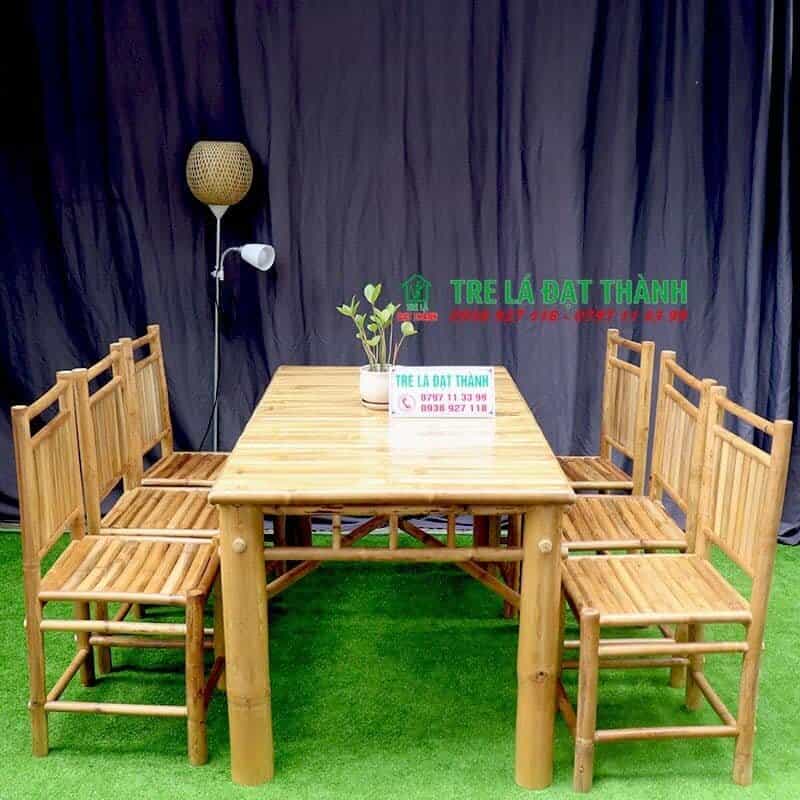 bàn tre ghế tre