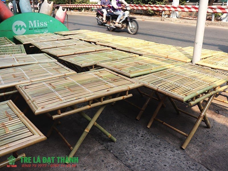 bàn tre xếp