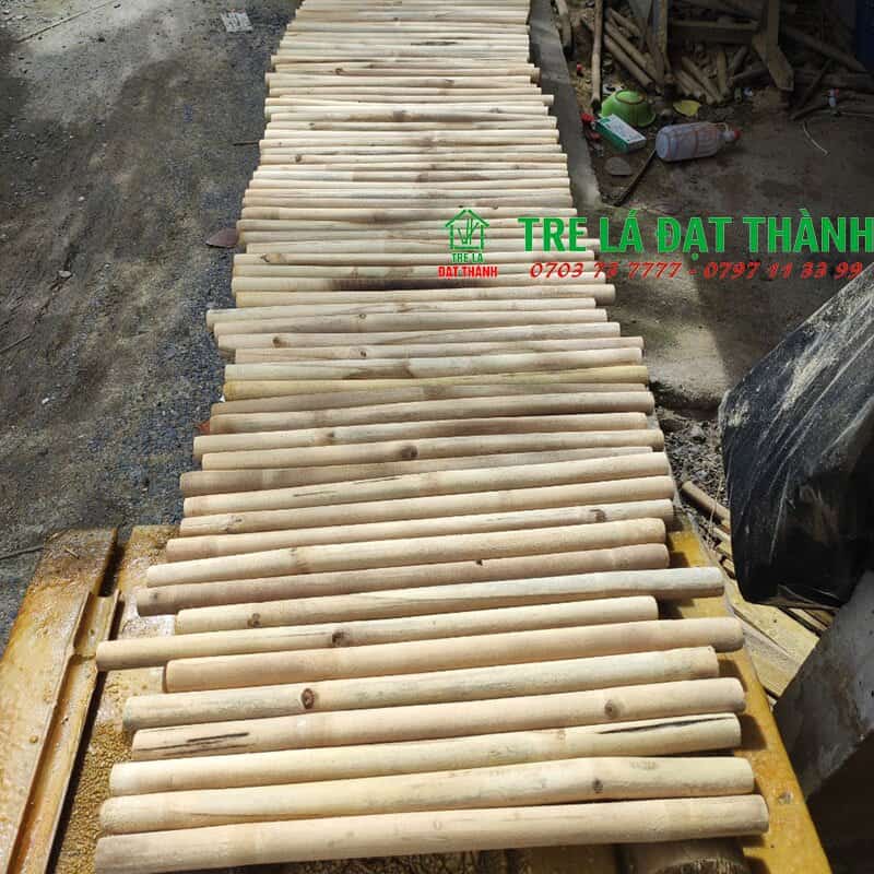 sơ chế nguyên liệu tre