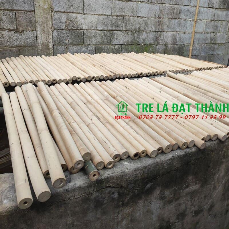 sơ chế nguyên liệu tre