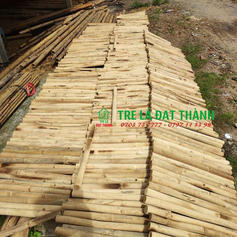 sơ chế nguyên liệu tre