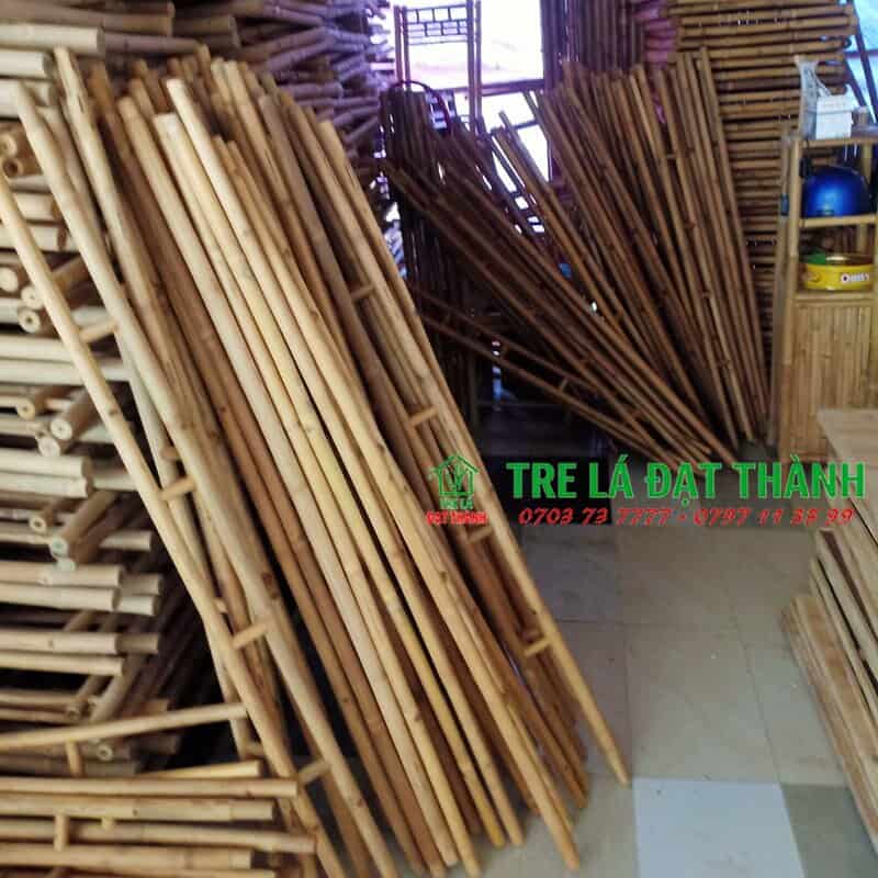 sơ chế nguyên liệu tre