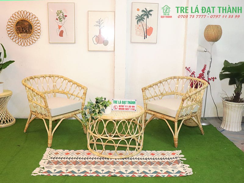 Bộ B&agrave;n Ghế M&acirc;y Uống Tr&agrave;