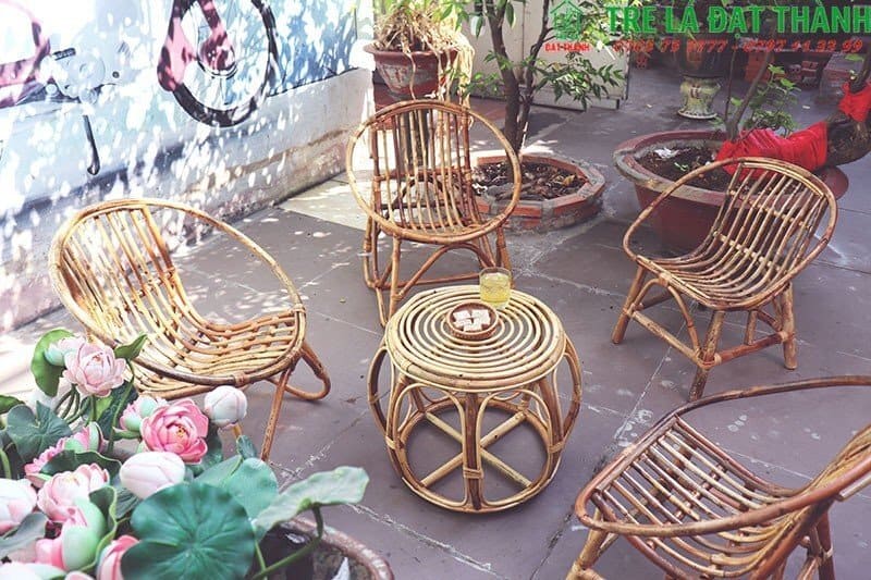 Bộ B&agrave;n Ghế M&acirc;y Uống Tr&agrave; BBGMUT001