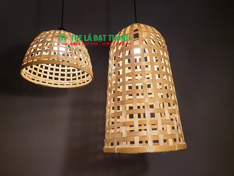 Chụp Đ&egrave;n Sọc Tre Caro