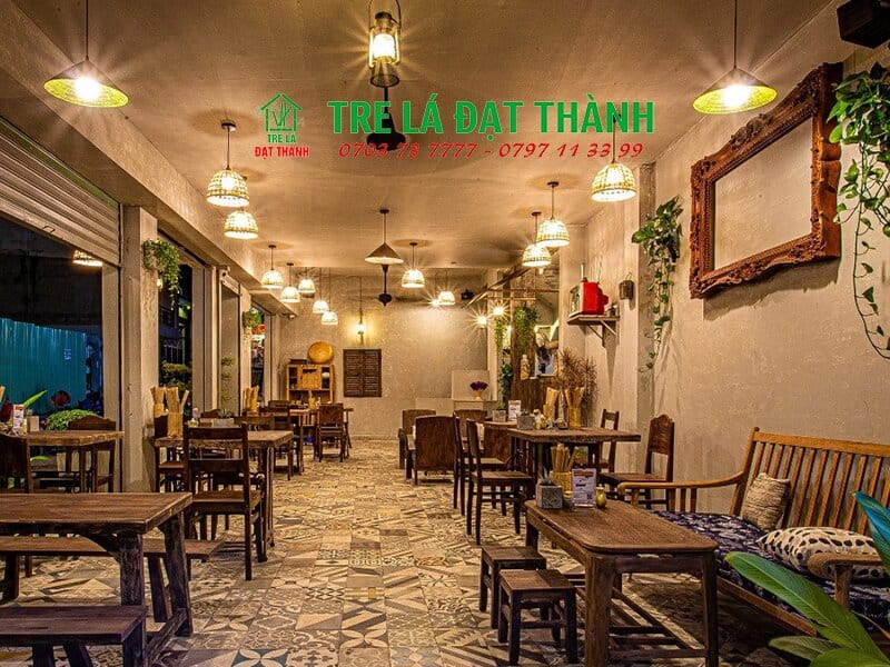 Chụp Đ&egrave;n Sọc Tre Caro