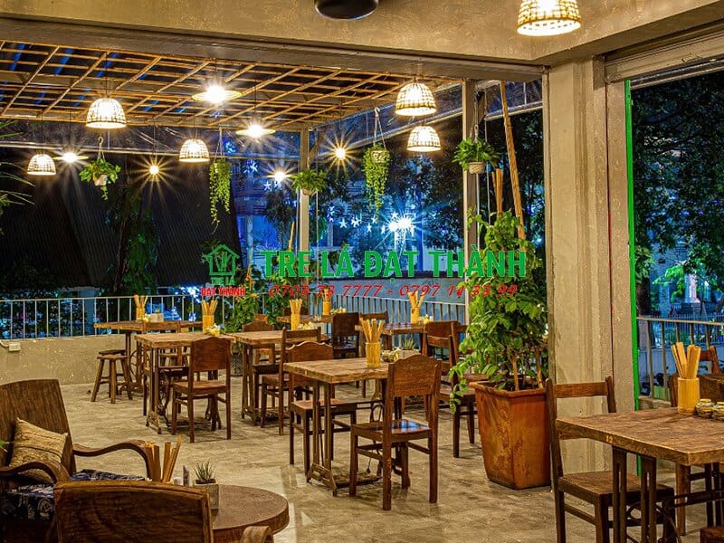 Chụp Đ&egrave;n Sọc Tre Caro