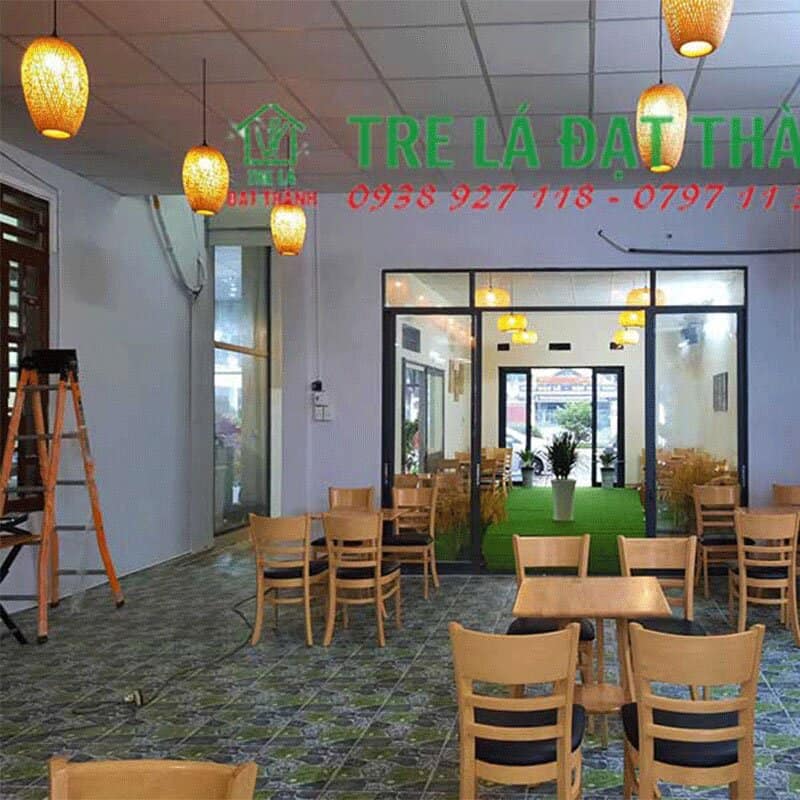 Đ&egrave;n B&iacute; D&agrave;i 2 Lớp Bằng Tre
