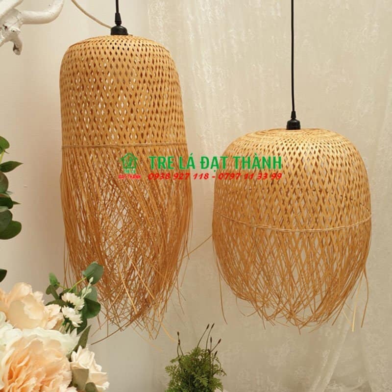 đèn mây tre đan tphcm