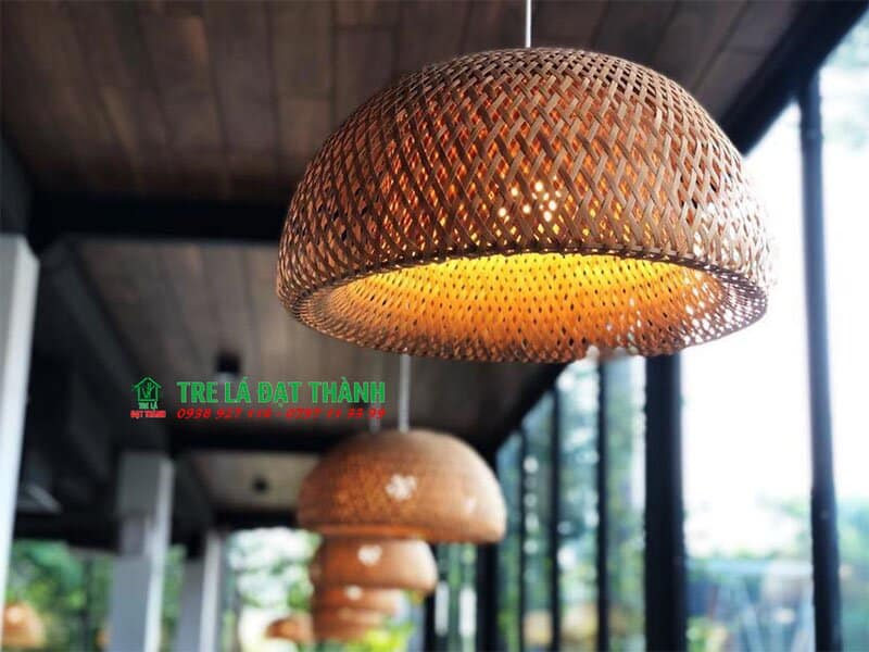 Đ&egrave;n N&oacute;n 2 Lớp M&acirc;y Tre Đan